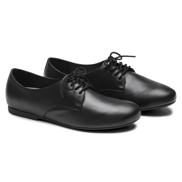 Birkenstock Black Landshut Real Leather Wide / Normal Footbed Shoes Size 37 NWT main image 7